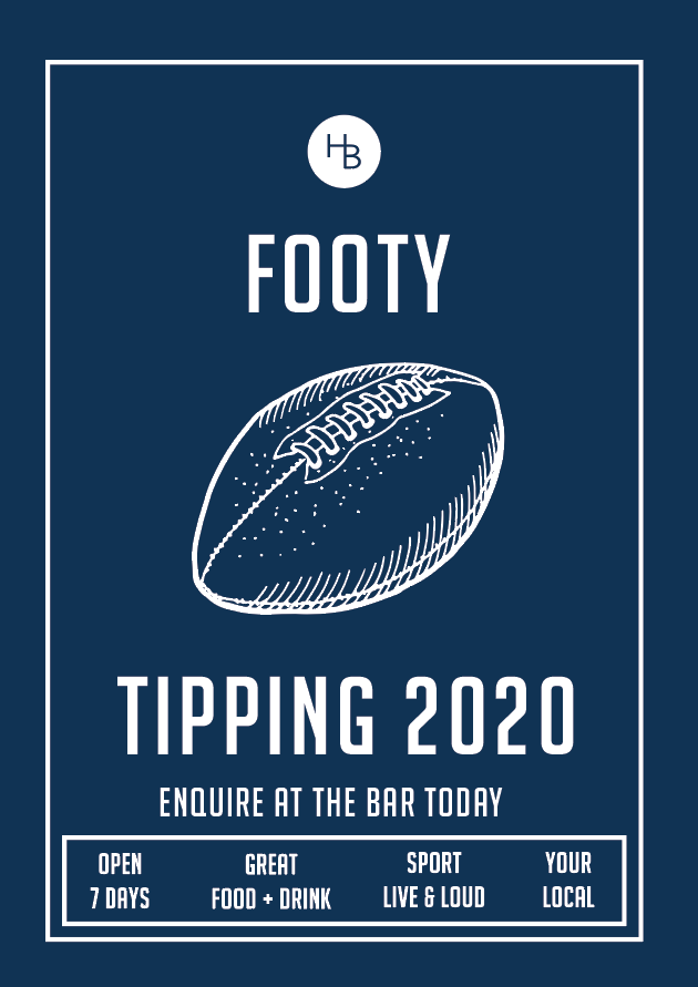 Footy Tipping Poster